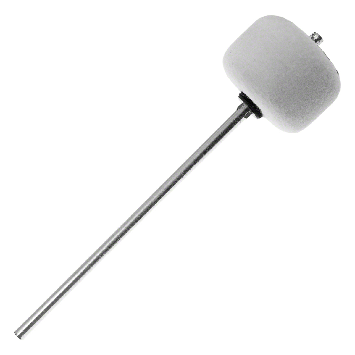 Danmar 306 - GC-Pedaalhamer - Wit Vilt - Verchroomde Steel
