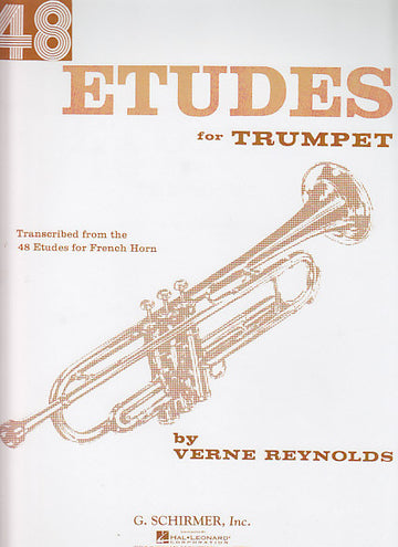 Reynolds Verne - 48 Etudes For Trumpet