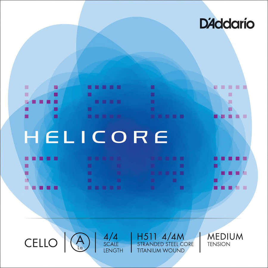 4/4 HELICORE CORDE LA MEDIUM/FILE TITANE