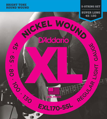 EXL170-5SL Nikkel omwonden extra lange mensuur licht 5C 45-130