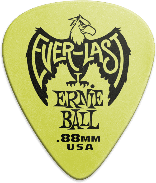 Médiators Everlast Sachet de 12 Vert 0,88Mm