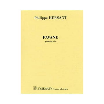 HERSANT P. - PAVANE - ALTO SEUL