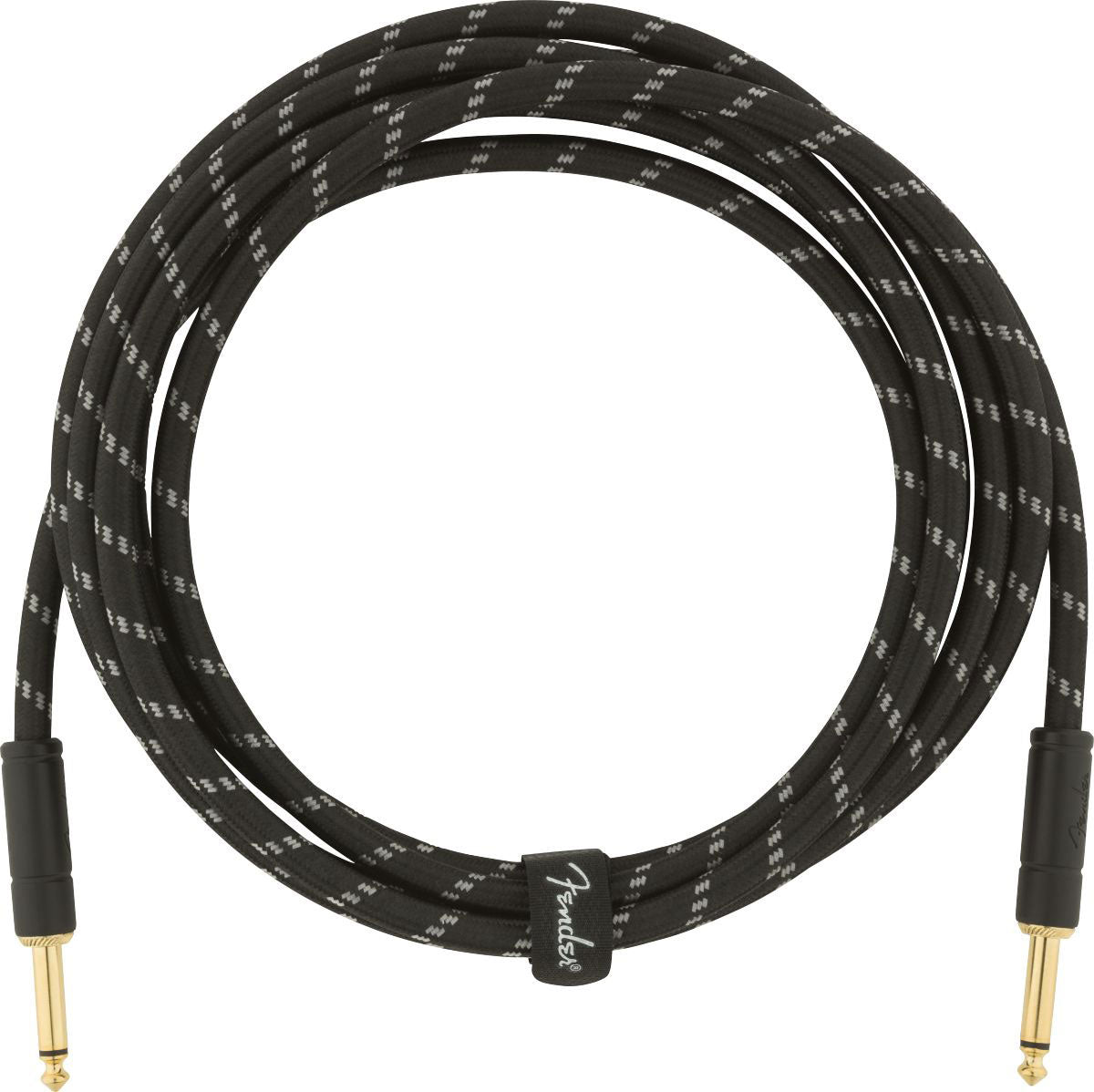 DELUXE INSTRUMENT CABLE STRAIGHT/STRAIGHT 10' BLACK TWEED