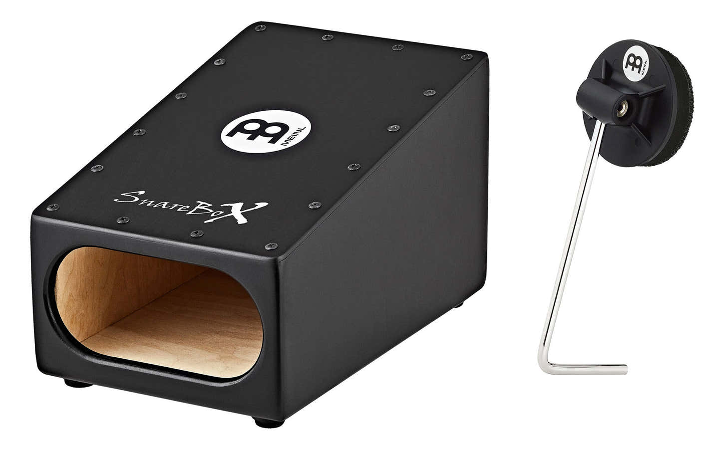SNAREBOX - Zwart + Slagstok L