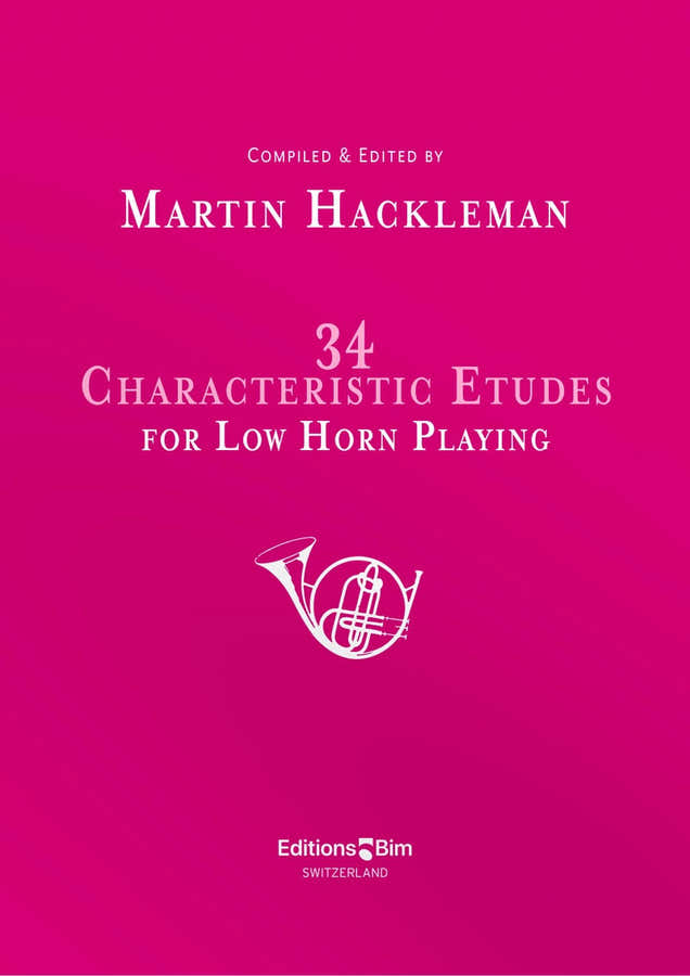 Hackleman M. - 34 karakteristieke etudes voor hoorn in lage ligging