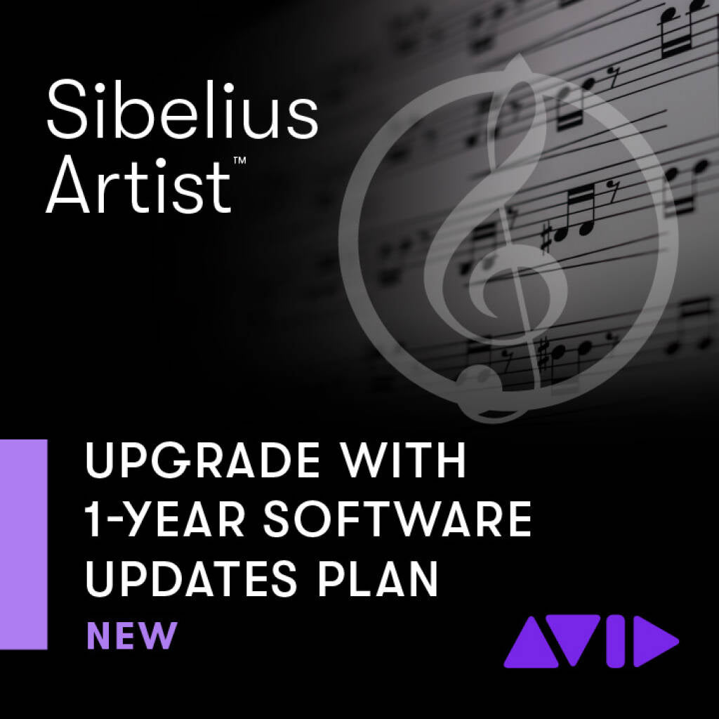 AVID Sibelius Artist 1Y Support Updates