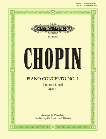 Chopin Frederic - Concerto No.1 In E Minor Op.11 - Piano Solo