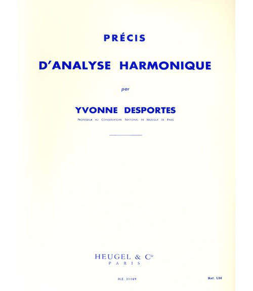 Desportes Yvonne - Precis D'analyse Harmonique