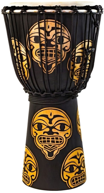 Djembe Street Series Carved Watcher 10" Tssdj-Mtw
