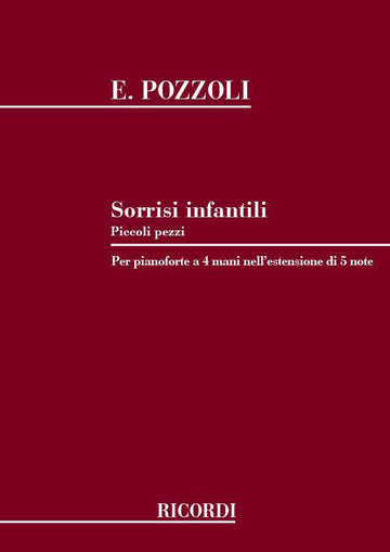 POZZOLI E. - SORRISI INFANTILI - PIANO 4 MAINS