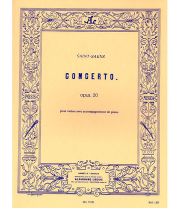 SAINT-SAENS CAMILLE - CONCERTO OP.20
