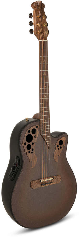 Elektro-Akoestische Gitaar 2087Gt Deep Contour Cutaway Reverse Brown Burst