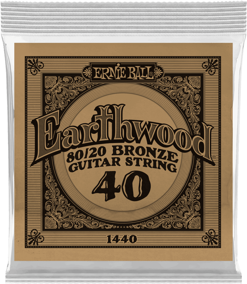 .040 EARTHWOOD 80/20 BRONZE ACOUSTIC GUITAR STRINGS
