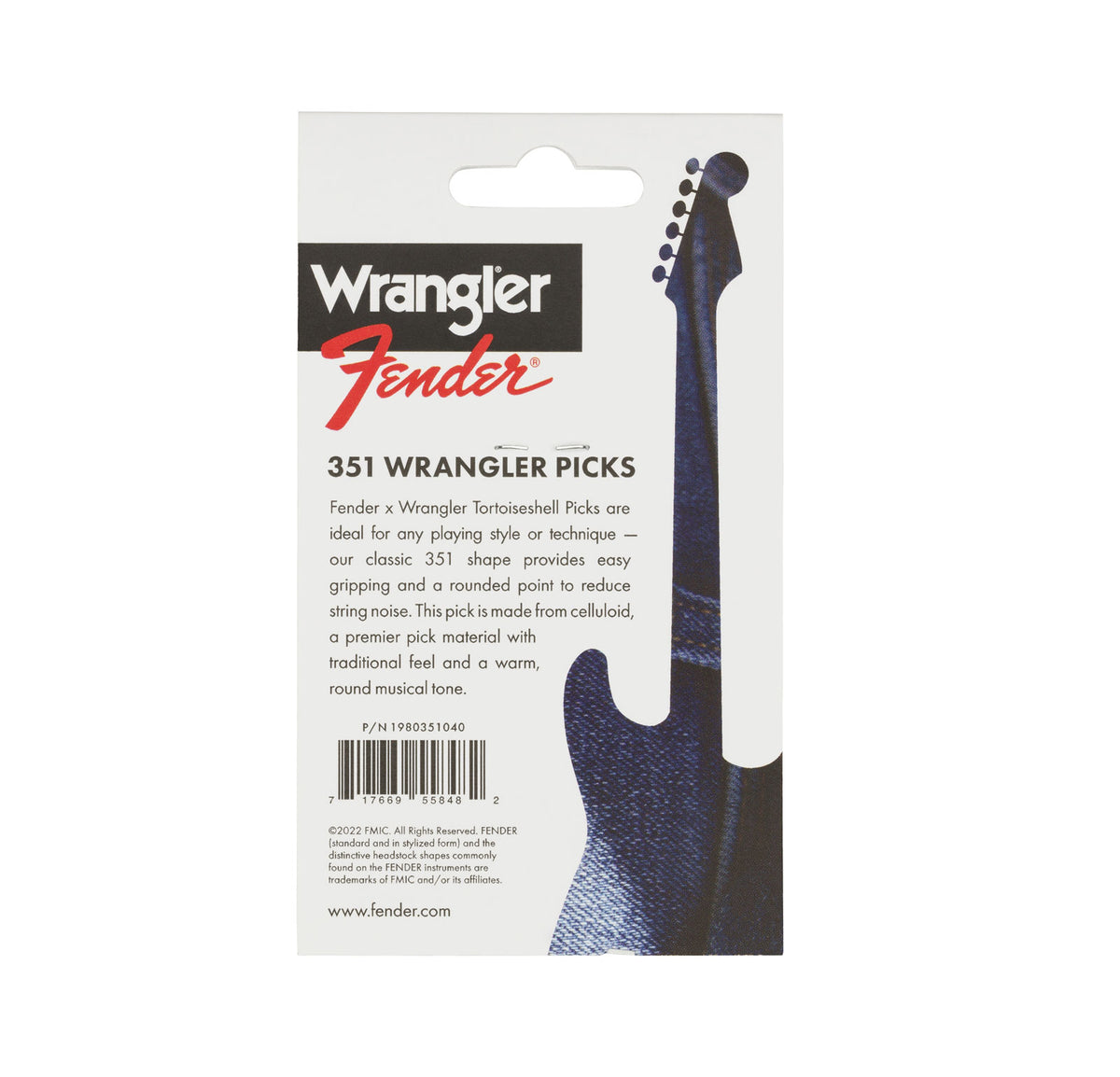 En Wrangler plectrums 351-vorm schildpad (8)