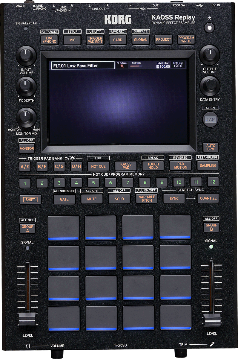 Samplers loopers Korg