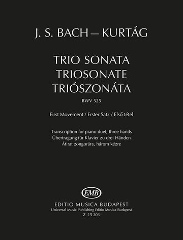 Bach - Trio Sonate BWV 525 First Movement - Piano