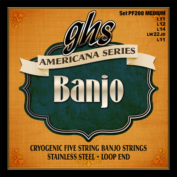 GHS Banjo Americana Medium 11-12-14-22-11