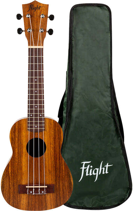 Flight: NUS200 Soprano Ukulele - Teak