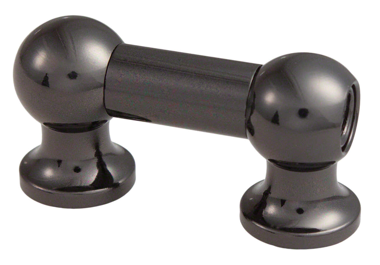 TL12S25-Bk Coquille Tube 25mm Noir Mono Tirant (X1)