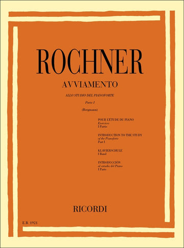 Rochner Oscar - Avviamento Pour L'etude Du Piano Vol.1