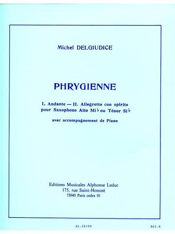 Delgiudice Michel - Phrygienne - Saxophone & Piano