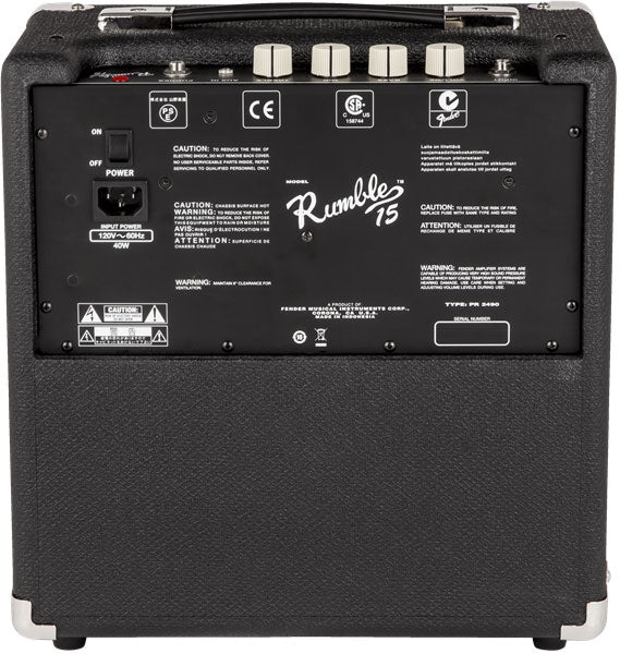 Rumble 15 (V3) Black/Silver