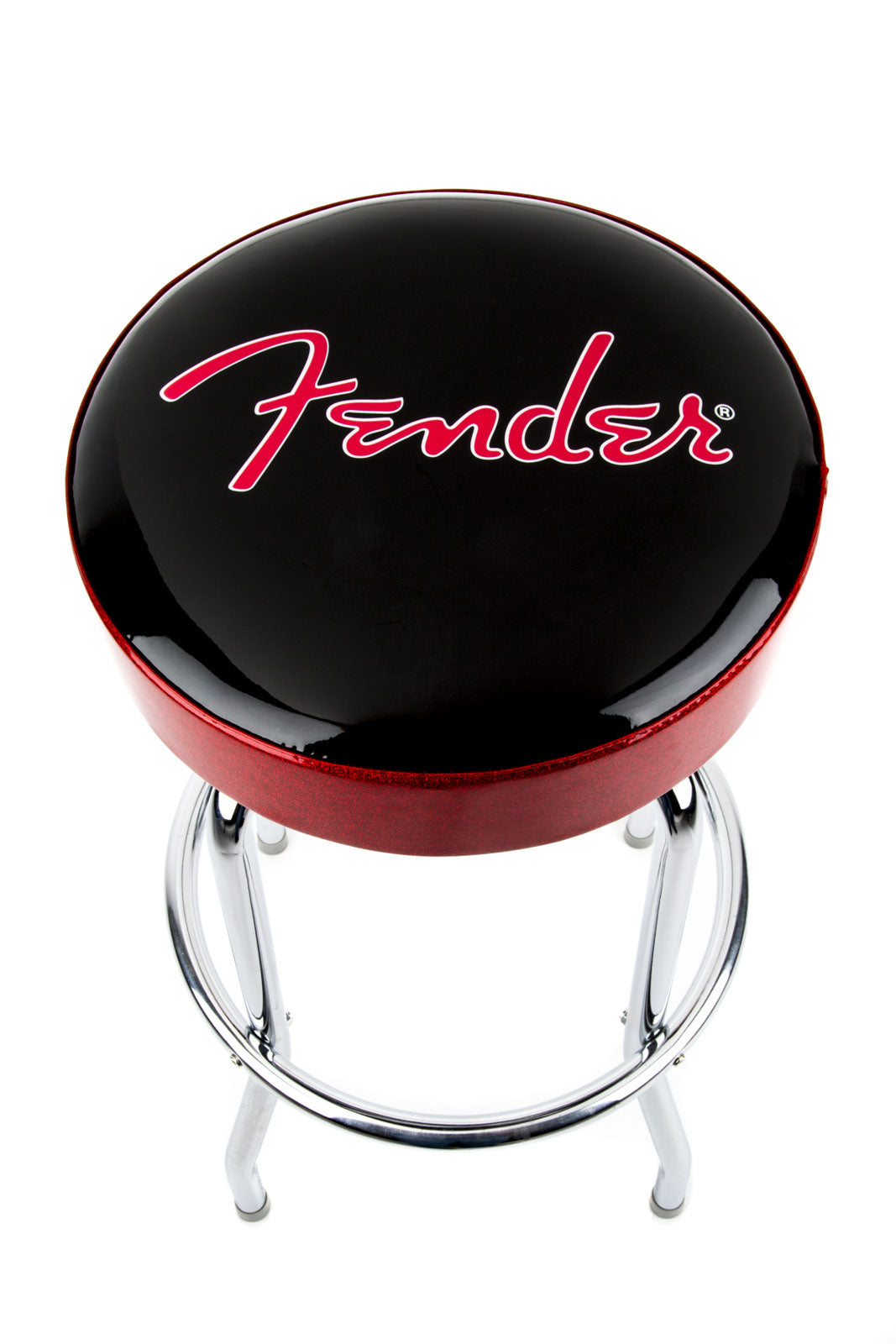Barkruk met Red Sparkle-logo zwart Red SPARKLE-chrome 30"