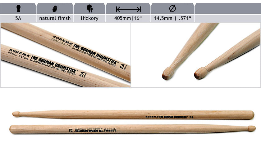 Natural 5a Hickory