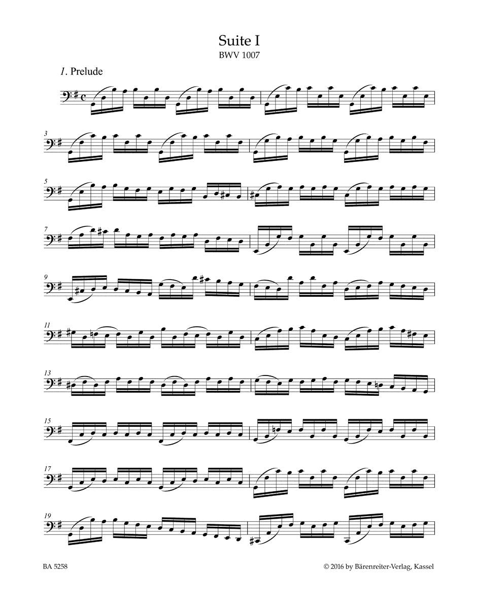 J.S Bach - 6 Suites BWV 1007-1012 - Violoncelle Seul