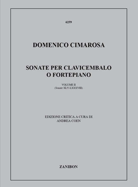 CIMAROSA D. - SONATE VOL. 2 (45/88) - CLAVECIN
