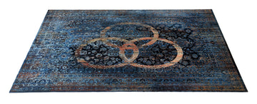 Tapis Vintage Persian 1.85 X 1.60M Antidérapant - Bonzo