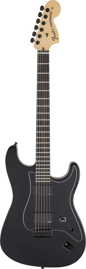 Stratocaster Signatuur Jim Root Ebo Mat zwart