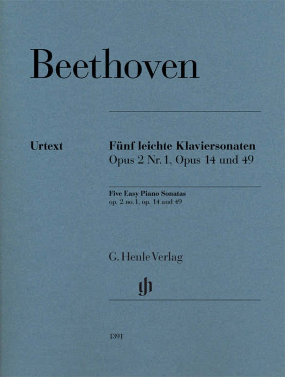 Beethoven L.V. - Vijf eenvoudige pianosonates Op.2/1 Op.14 & 49