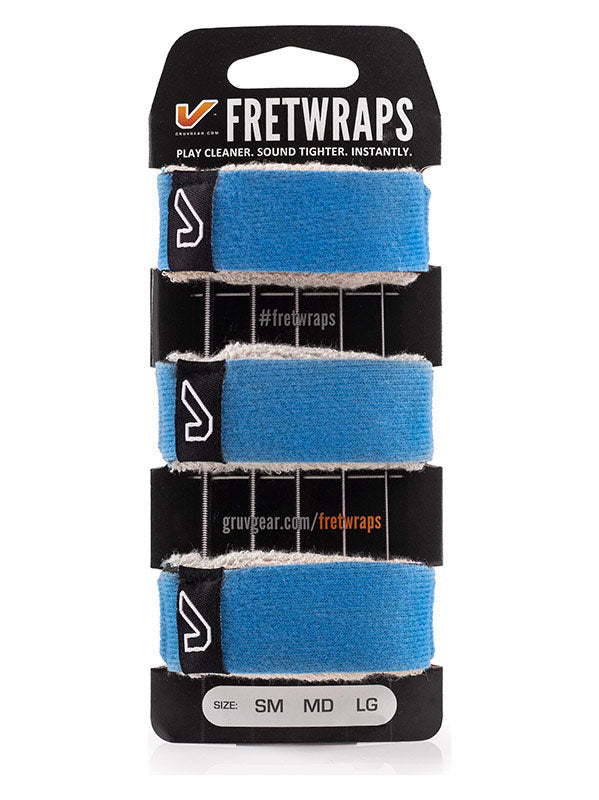 FretWraps 3-Pack Sky Blue - Medium