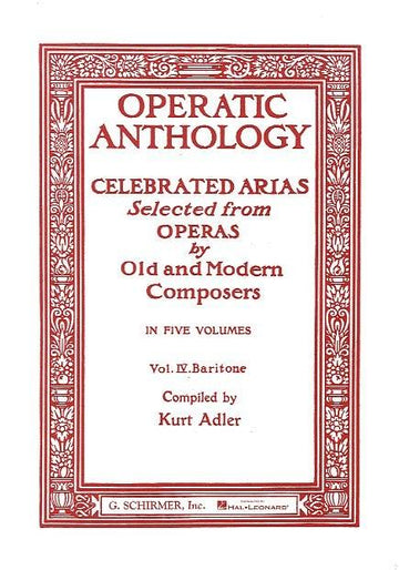 Operatic Anthology Vol.4 - Baryton et Piano