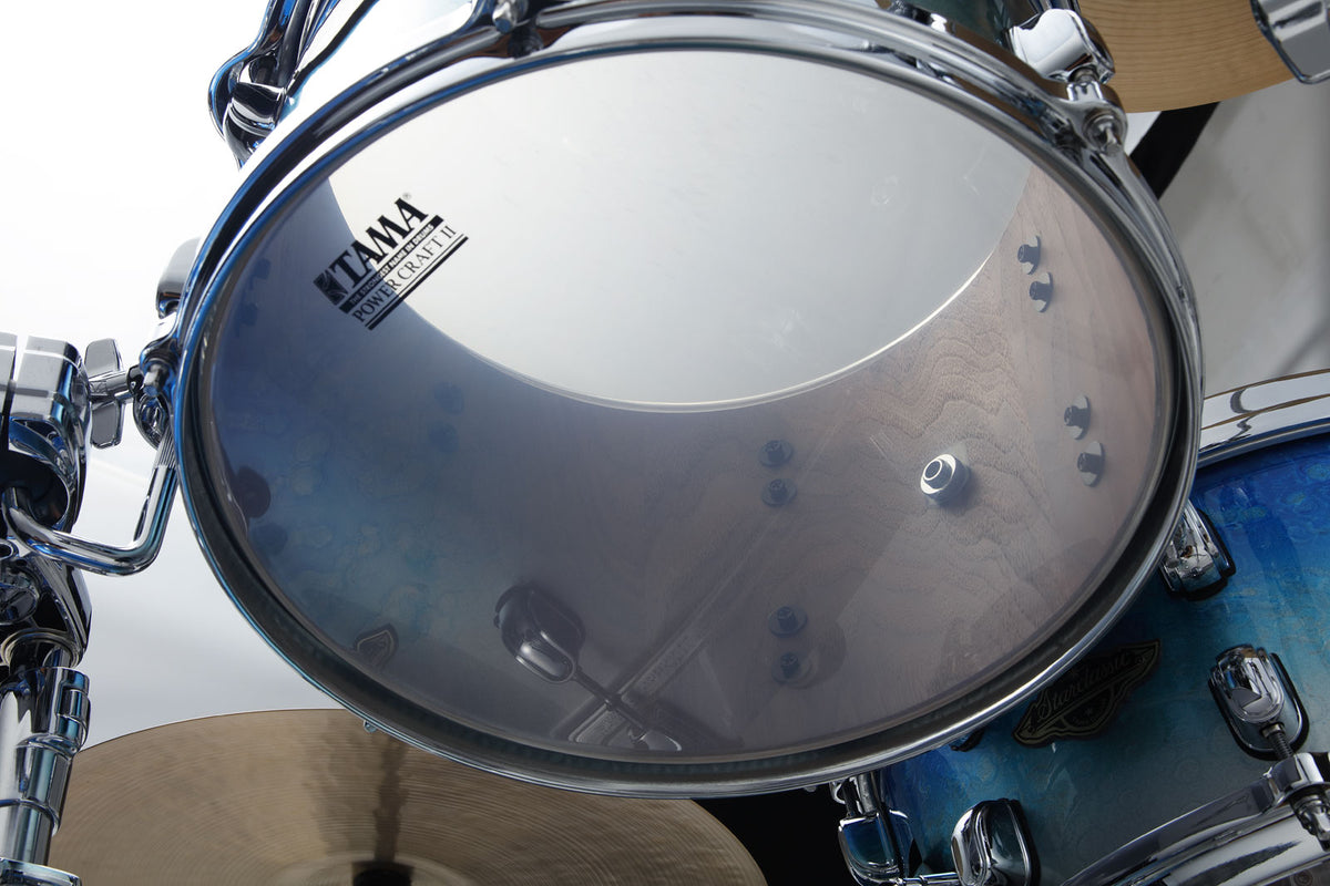Starclassic Walnut/birch Fusion 20 Molten Blue Ice Fade