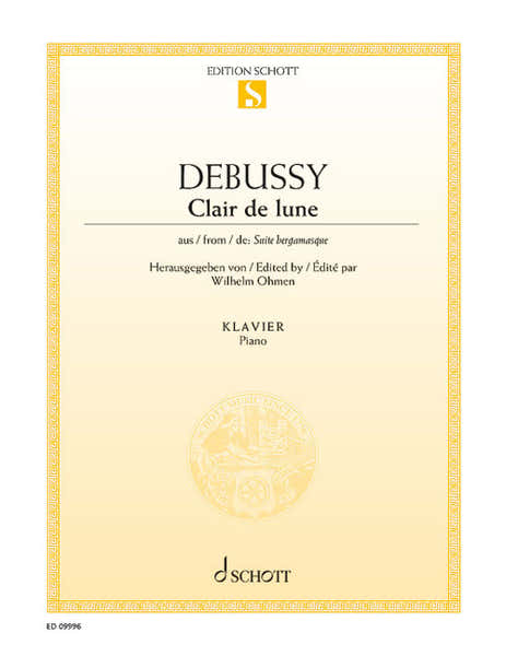 Debussy - Clair De Lune - Piano