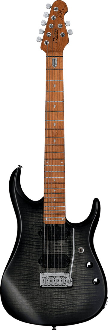 JP15 7 Top van gevlamd esdoorn Trans Black Satin
