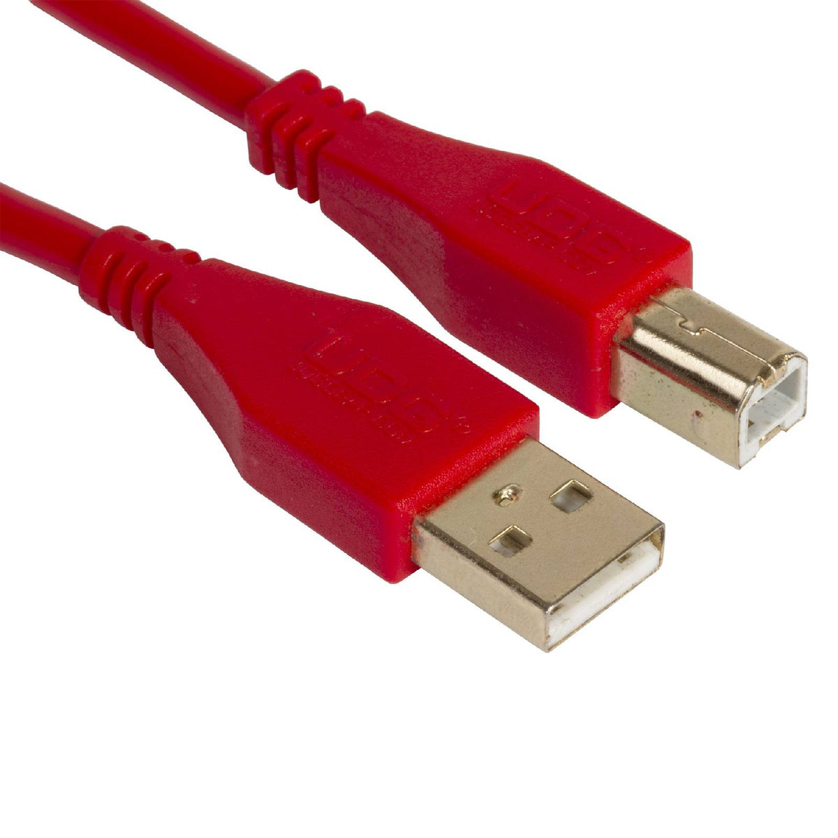 U 95001 RD - Câble USB 2.0 A-B Rouge Droit 1m