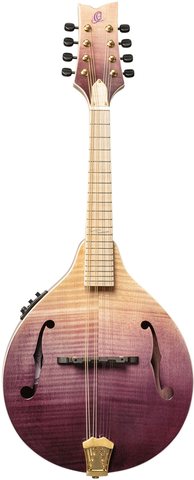 Americana A-Style-mandoline + Croco-leren koffer