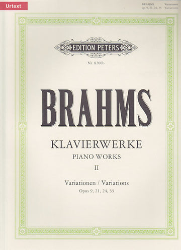 Brahms Johannes - Klavierwerke Vol.2 (urtext)