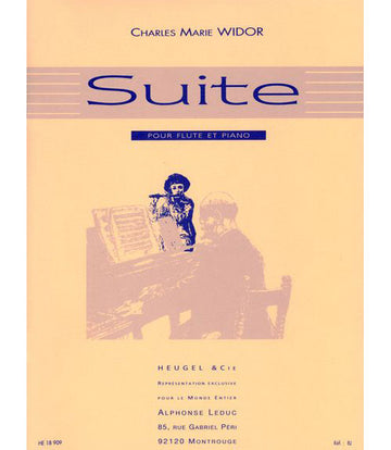 Widor CHARLES-marie - Suite Pour Flute et Piano