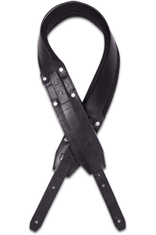 Recoil David Ellefson Signature - Riem 4 cm neopreen en vegan leer - Zwart