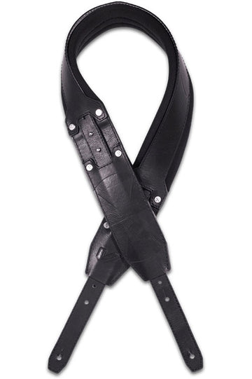Recoil David Ellefson Signature - Courroie 4 cm néoprène et cuir vegan - Black