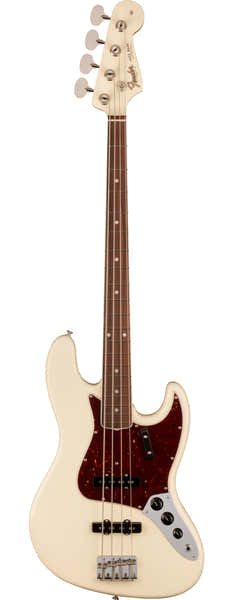 Fender Jazz Bass 1966 American Vintage II Rw Olympisch wit