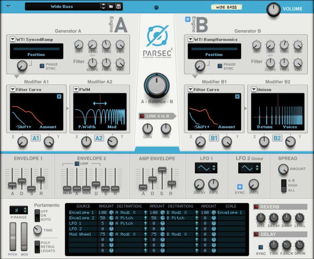 Parsec Spectral Synthesizer