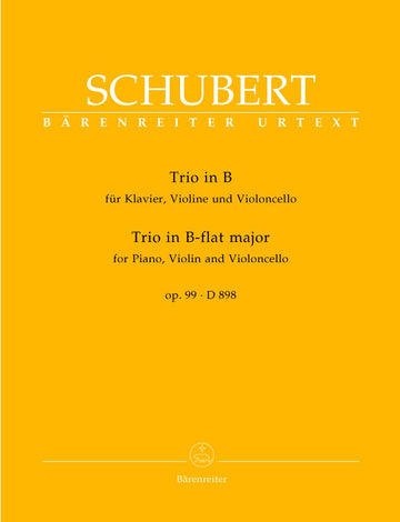 Schubert Franz - Trio B Flat Op.99 - Violin Cello And Piano