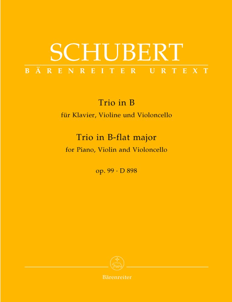 Schubert Franz - Trio B Flat Op.99 - Violin Cello And Piano