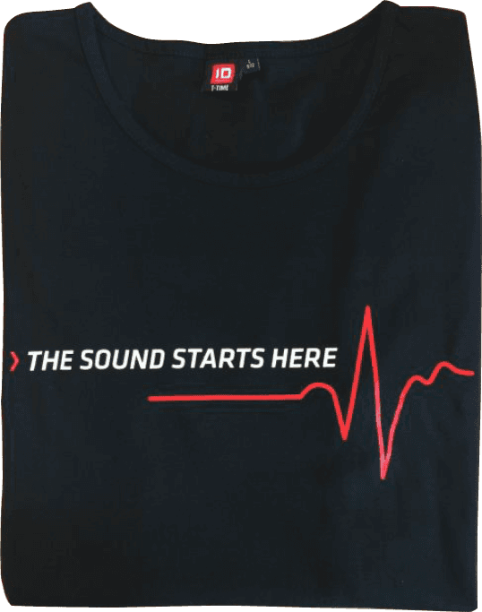 "L" Tee Shirt Noir Soundmakers