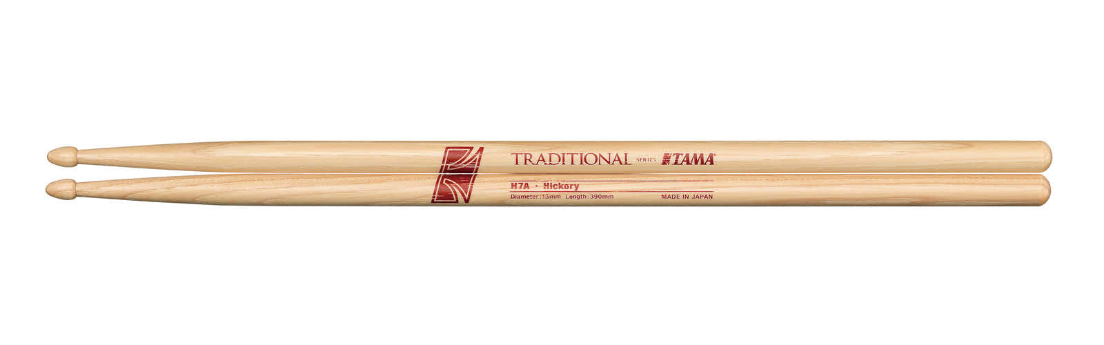 H7a - Amerikaans hickory Traditional D13MM X L390MM